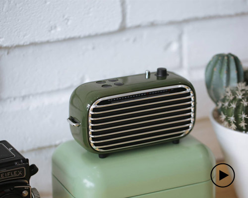 lofree poison speaker merges modern audio with vintage aesthetics