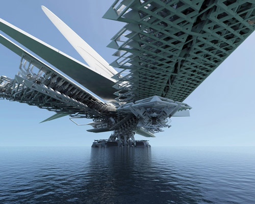 margot krasojević proposes transformable, moving bridge for mongolian river