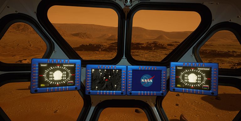 mars 2030, an immersive virtual reality experience that takes you to ...