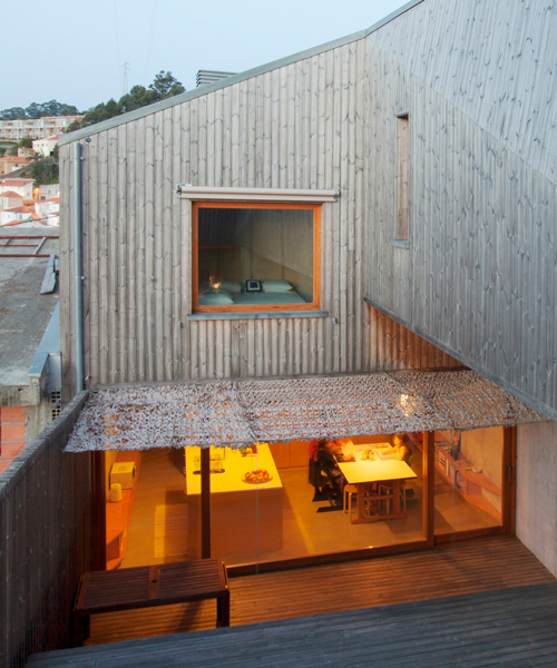 RV house by marta rocha + fabien vacelet features façades made of thermally modified wood