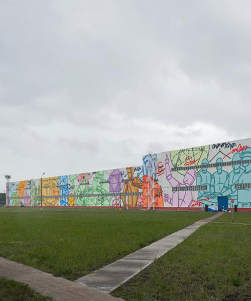 misha most's 10,800 sqm artpiece in russia dubbed the largest mural in the world