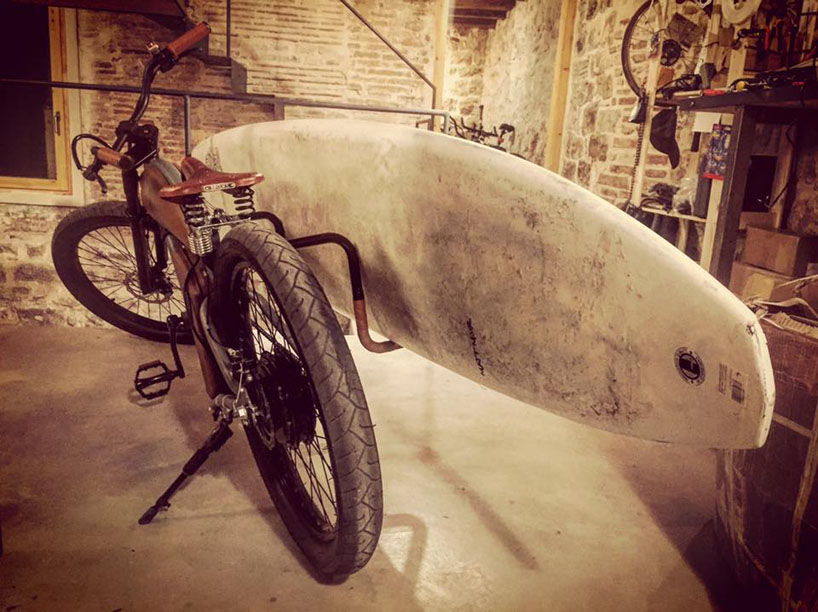 rayvolt's cruzer is a vintage-styled electric bike built for the beach