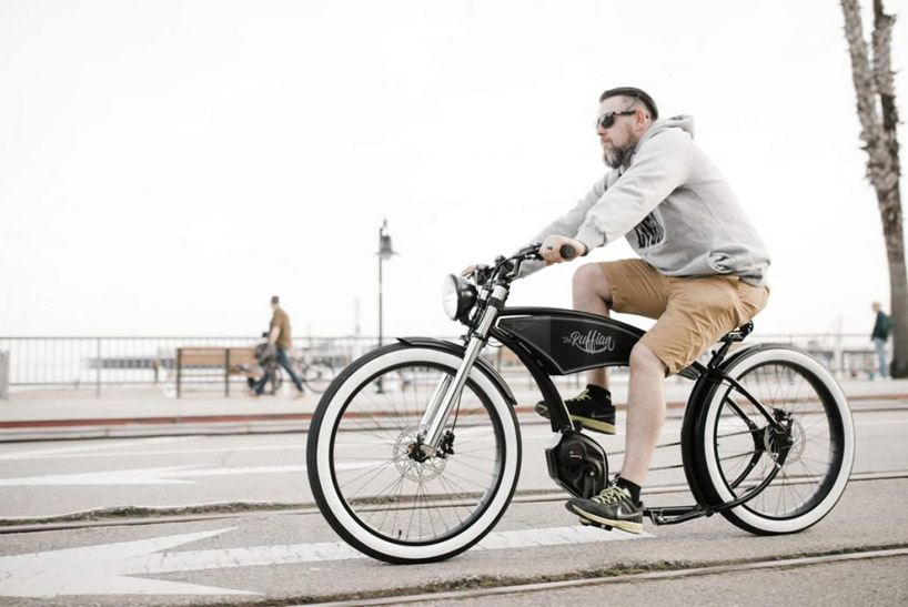 ruff cycles ruffian electric bike echoes motorcycle style from 1900s