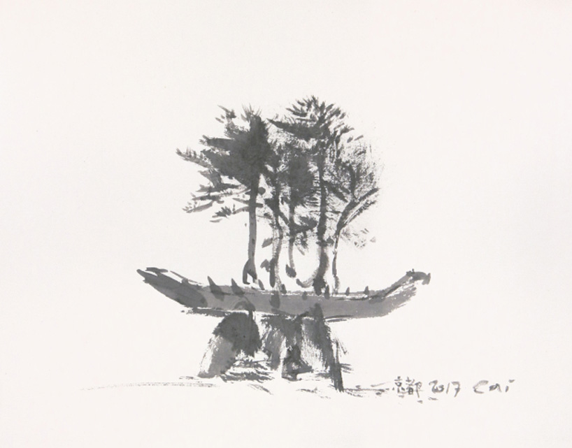 cai guo-qiang bonsai ship