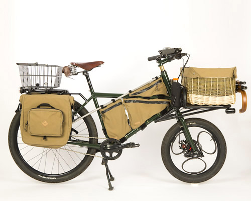 sven cycles' bespoke bicycle features a complete set of artisanal foraging equipment