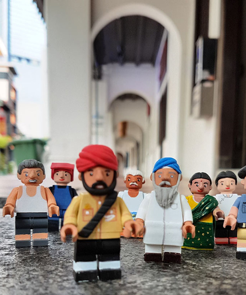 toy-maker szesze ong reimagines singaporean characters as LEGO mini-figures