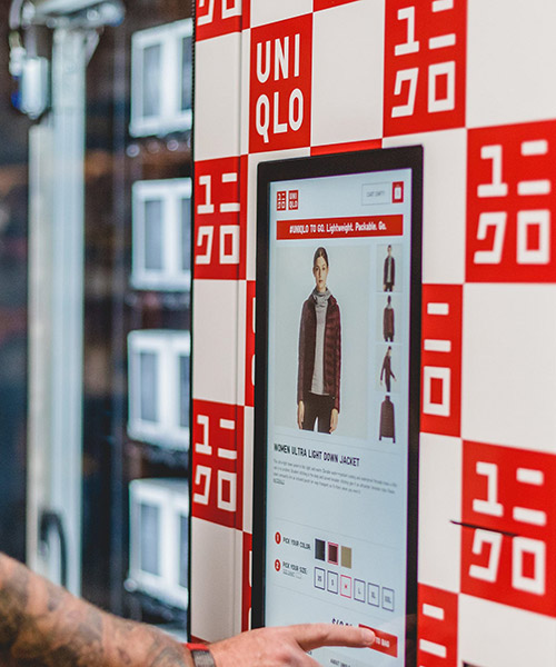 UNIQLO installs vending machines containing clothes in selected airports