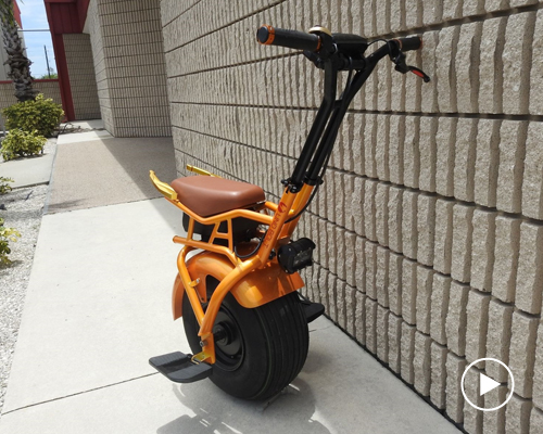 uno bolt is the world's first e-unicycle with gyro force technology