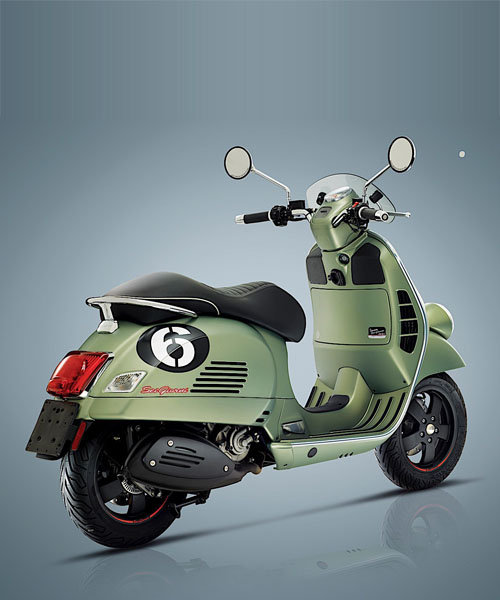 vespa redesigns the iconic sei giorni scooter from the 50's