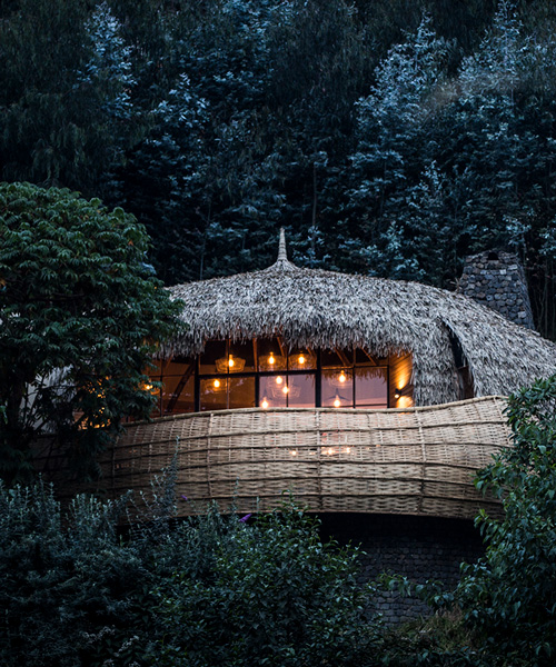 wilderness safaris opens six luxury villas in rwanda with domed, thatched roofs
