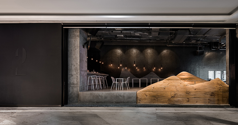 daipu architects wood mountain pub china
