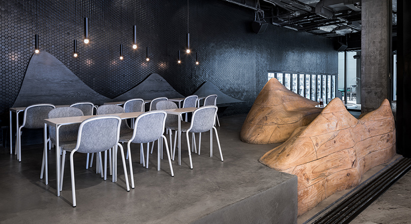 daipu architects wood mountain pub china