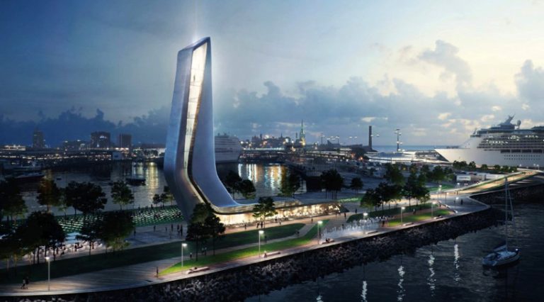 zaha hadid architects to transform old city harbour in the port of tallinn