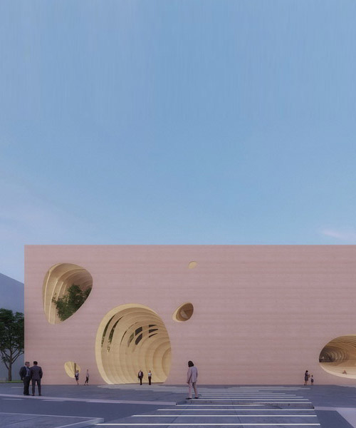 3GATTI's museum proposal in finland aims to be a landmark with its giant wooden blades