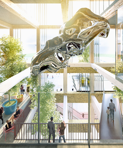 MVRDV and BSK arkitekter to transform warehouse into riverfront cultural hub in sweden
