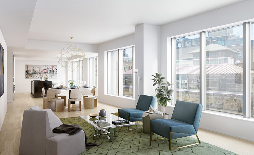 OMA's first residential tower in new york will feature a prismatic corner of glass