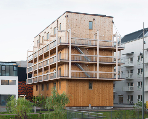 SPRIDD presents its wooden box house at the vallastaden 2017 housing expo in sweden