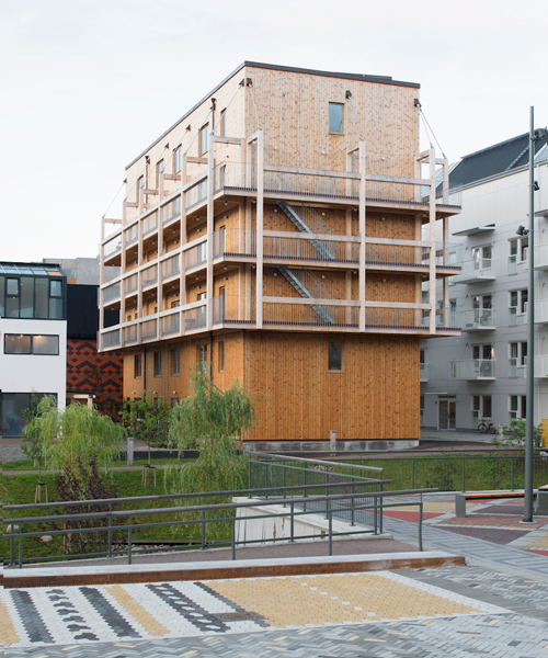 SPRIDD presents its wooden box house at the vallastaden 2017 housing expo in sweden