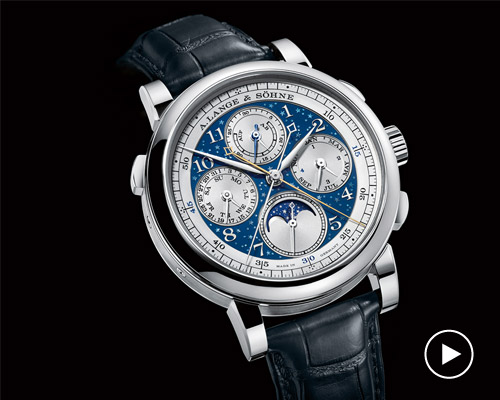 a. lange & söhne mesmerize with brilliance in blue masterpiece watches