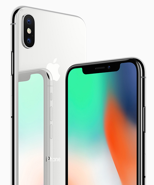 apple iPhone X unlocks with facial recognition and charges wirelessly