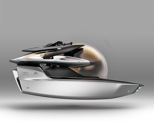 aston martin + triton unveil the project neptune limited edition submarine