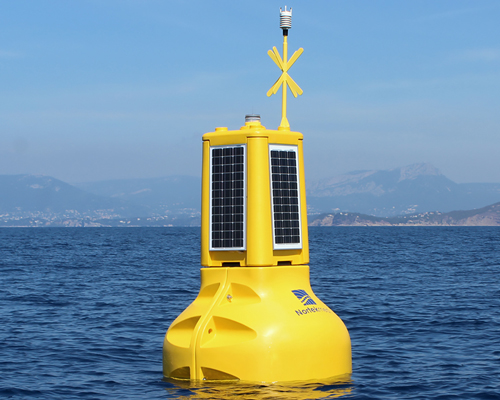 atelier 360 designs a nortekmed oceanographic buoy to analyze for scientific research