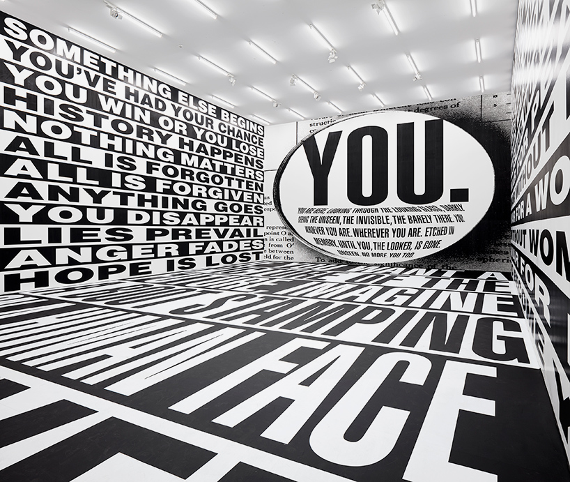 barbara kruger wraps immersive, room-sized texts across sprüth magers ...