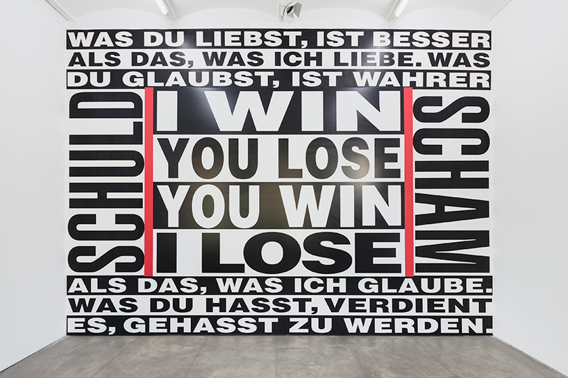 barbara kruger wraps immersive, room-sized texts across sprüth magers gallery