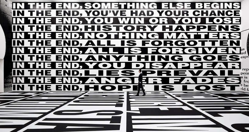 barbara kruger wraps immersive, room-sized texts across sprüth magers gallery