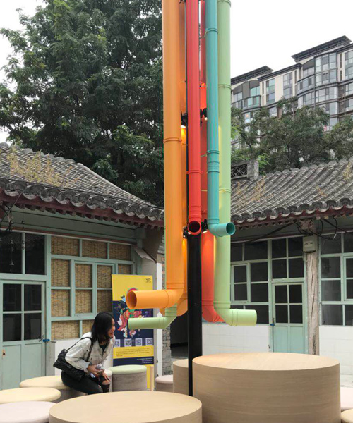 AaaM architects installs 'periscope playground' in baitasi hutong during beijing design week