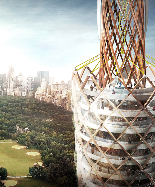 DFA proposes 'central park tower' observatory to transform the city's unused reservoir