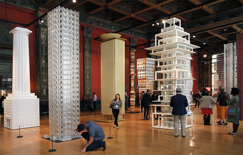 17 towers form a vertical city at the chicago architecture biennial