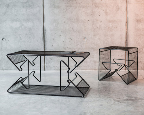 reinis ducmanis has created a multifunctional furniture inspired by inkblot tests