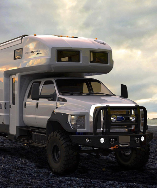 the ford earth roamer XV-HD camper van accommodates the entire family