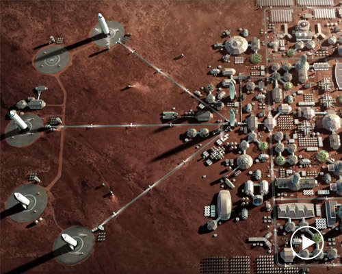 elon musk unveils spaceX’s moon base alpha and mars city plans
