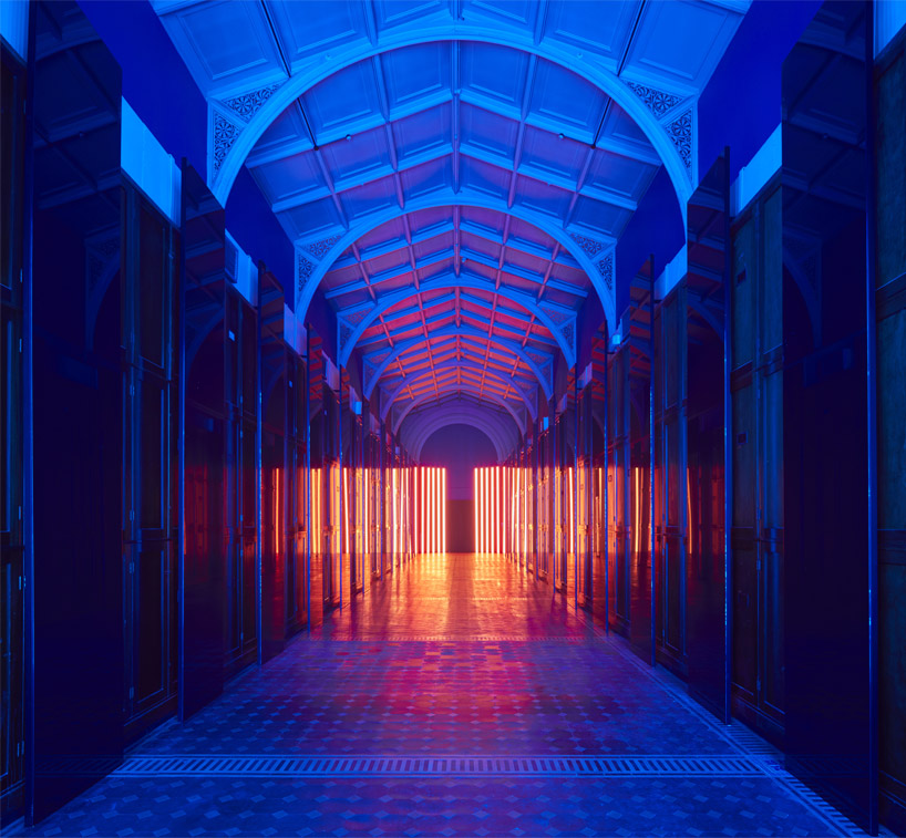 flynn talbot illuminates V&A museum gallery as a cathedral of light