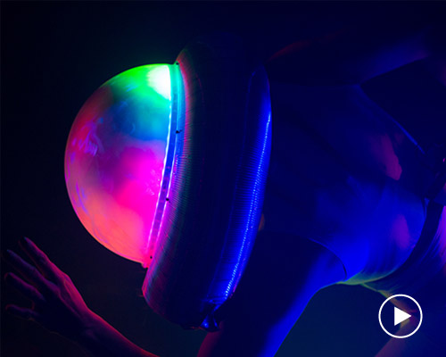 friendred's latest performance explores shamanic practices with vaporwave aesthetics