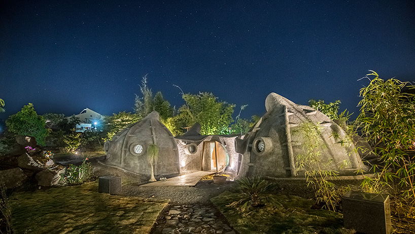 retro-futuristic gumpha house by shailesh devi/within N without