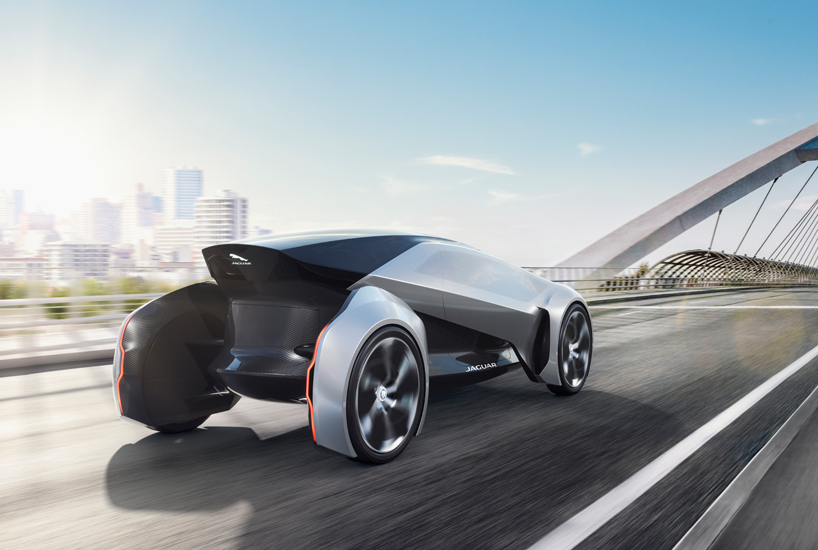 jaguar's future-type electric, self-driving concept can be summoned on-demand