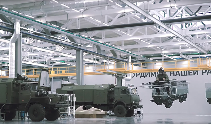 kalashnikov concern electric flying car designboom