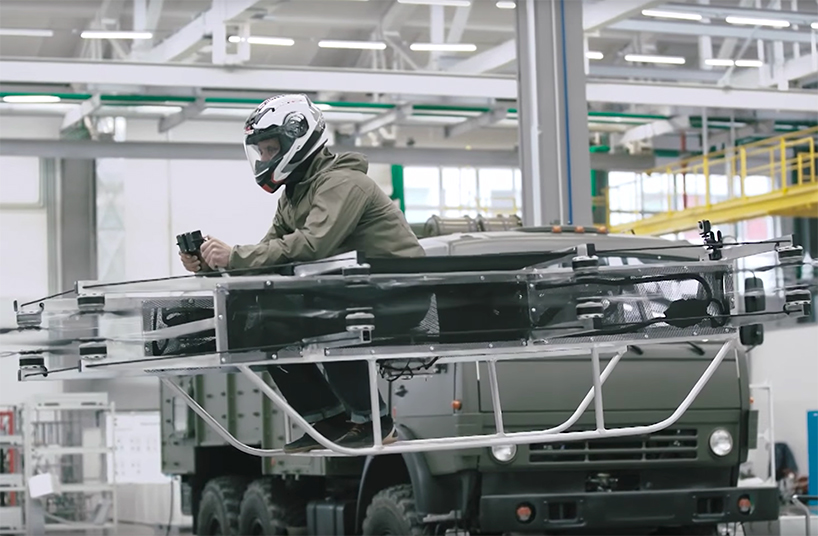 kalashnikov concern electric flying car designboom