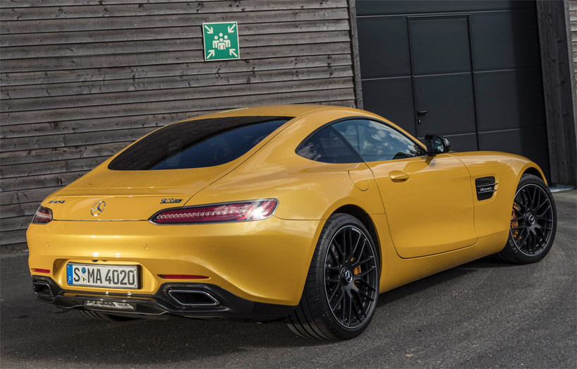 designboom tests mercedes-AMG GT family on race track in germany