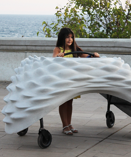 Melike Altınışık Architects displays motion in the shell at architecture biennal in antalya