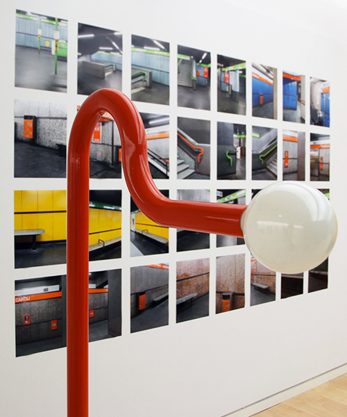 PIOVENEFABI interprets milan metro elements as furniture for chicago architecture biennial
