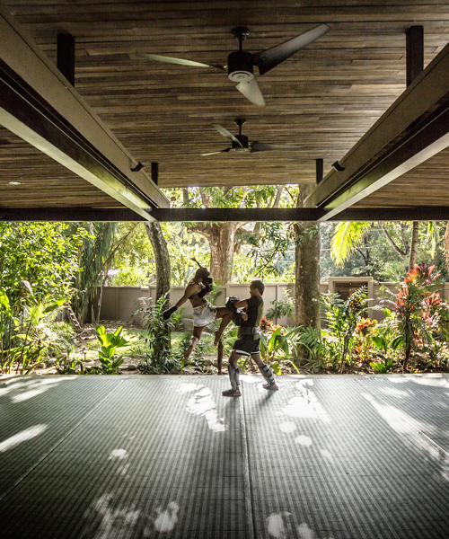 studio saxe crafts jungle yoga pavilion for ‘nalu nosara’ hotel in costa rica