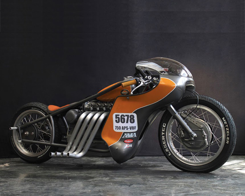 the nimbus type C 'odin's fury' custom landspeed racer by gonzo motorcycles