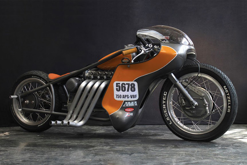 the nimbus type C 'odin's fury' custom landspeed racer by gonzo motorcycles