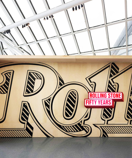 rolling stone celebrates 50 years with monumental pentagram-designed exhibition