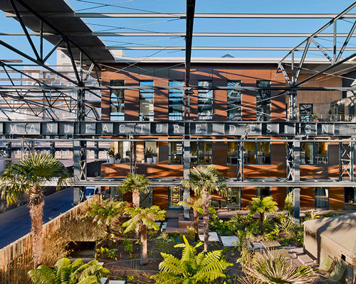 saguez + partners' reinvented headquarters in paris is a workspace for students and clients