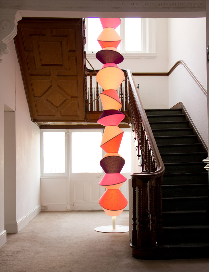 shadevolume stacks rotating and colorful totems of light across london